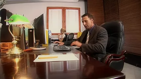 Secretary Fuck With Her Boss On First Day In New Job At Office - FemdomSex