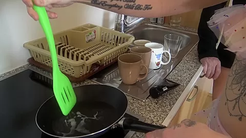 Sperm Fried Egg Handjob - FemdomSex