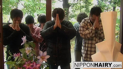 Japanese Girl Plays With Her Pussy While Some Boys Peep - NipponHairy