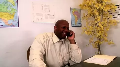 Nasty Milf Fuck With Black Dude Om Office In Front Of Her Cuckold Hubby - FemdomSex