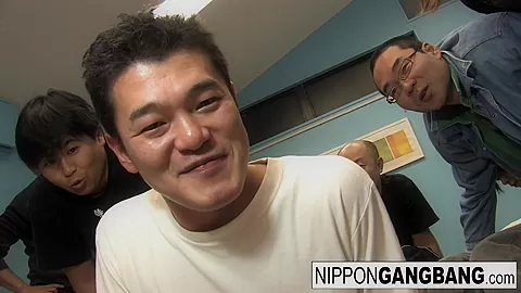Harajuku Hottie Gets Gangbanged - NipponGangbang