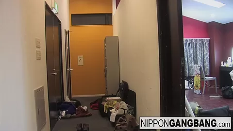 Harajuku Hottie Gets Gangbanged - NipponGangbang