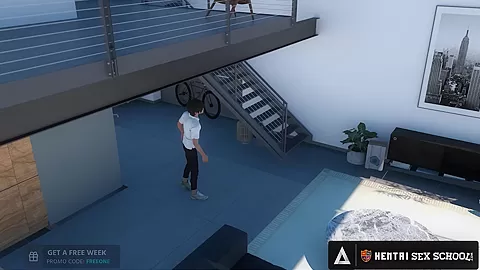 HENTAI SEX UNIVERSITY - My Hot Hentai Stepsis Taught Me A Few New Moves!