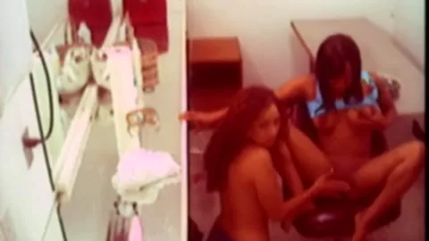 Lesbian friend with sexy body having licking tits and pussy