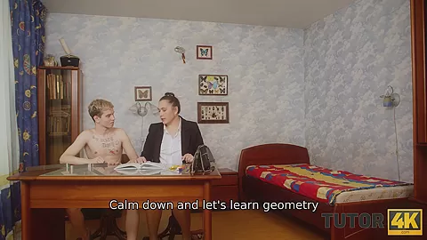 TUTOR4K. Geometry Keeps Her in Shape