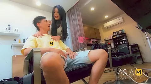 ModelMedia Asia-Barber Shop Bold Sex-Ai Qiu-MDWP-0004-Best Original Asia Porn Video