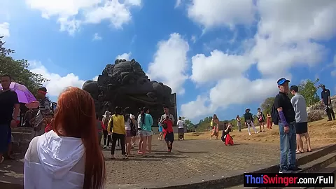Horny amateur couple vacation to Bali where they had sex in the hotel