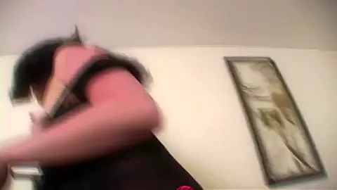 Cutie violet jacking off hard cock in POV