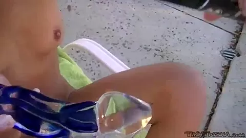 POV teen 18+ toys her tight ass