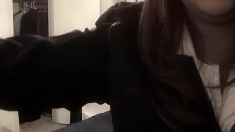 Slut caught as she sucks off bro in law