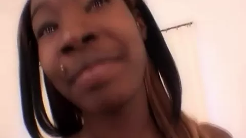 Sexy ebony toys her hot wet pussy