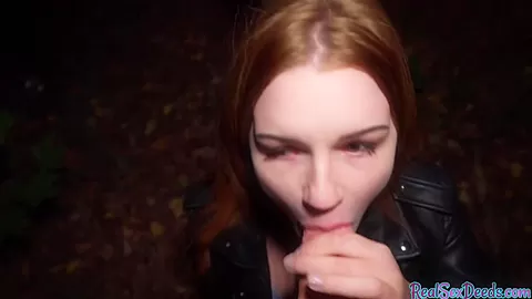 Public sex with redhead big boobed nasty natural babe