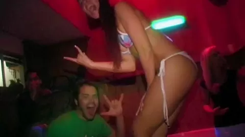 Cock sucking coed whore gets banged