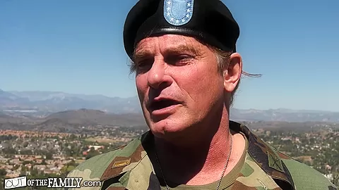 OUT OF THE FAMILY - Ebony Babe Wants Her Pussy Stretched By Her Military Stepdad's HUGE Cock
