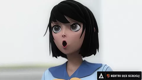 HENTAI SEX UNIVERSITY - Hentai Girls Push Their Pussies To The LIMIT In Sex Position Competition!