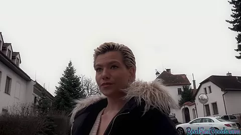 Booty euro pickedup for sucking before nailed from behind