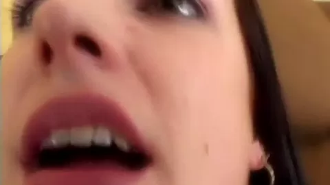 POV teen 18+ doggystyled hard from behind