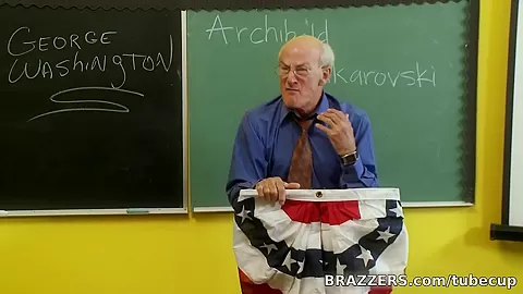 Big Tits at School: Fucking To America