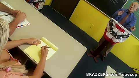 Big Tits at School: Fucking To America