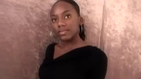 Busty ebony teen 18+ fingered hard in her wet pussy