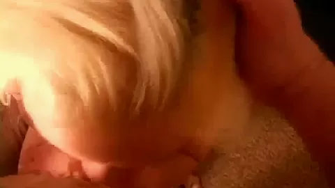 Busty cock slut sucks hard dick