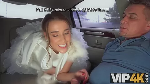 VIP4K. This babe will never forget their wedding after hot sex on wheels