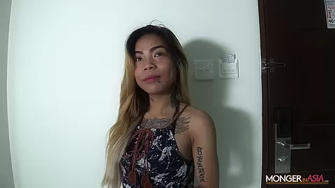 Tattooed Filipina gets impregnated by sex tourist