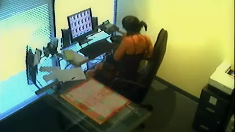 Hot Secretary Masturbating during office hour