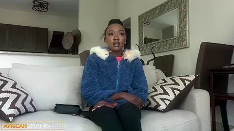Slutty Black College Babe Loves Good Rough Cowgirl Fuck!