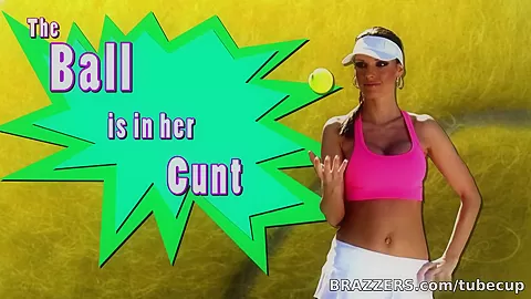 Big Tits In Sports: The Ball is in her Cunt