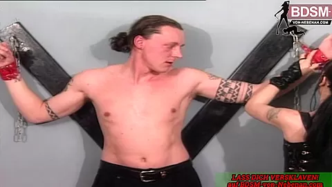 German amateur BDSM Party with domina and femdom girls