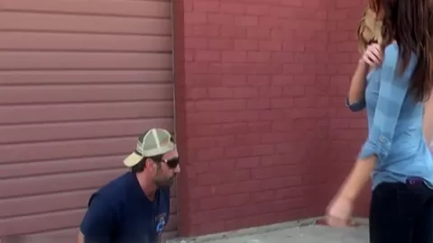 Homeless guy takes on humiliation for cash