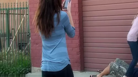 Homeless guy takes on humiliation for cash
