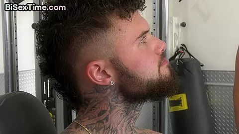 Bisexual IR strapon babe fucks guy in 3way after pussylicked