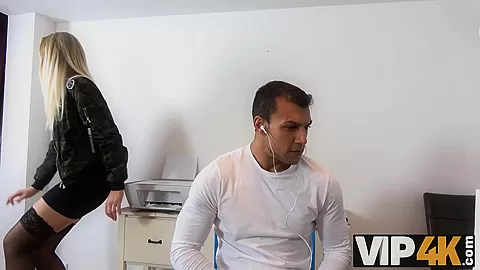 VIP4K. Passionate sex with creampie make him forget about porn tubes forever