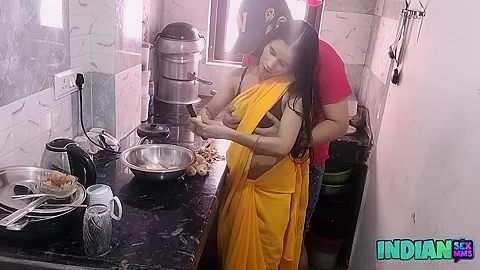 Hot Desi Bhabhi Kitchen Sex With Husband