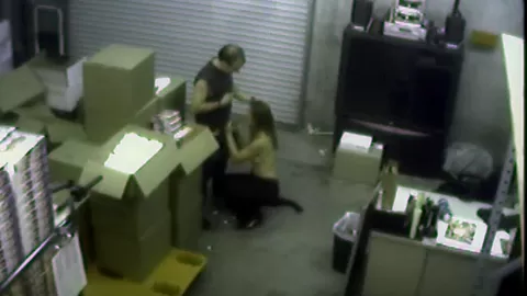 Office slut gets down and dirty sucking dick