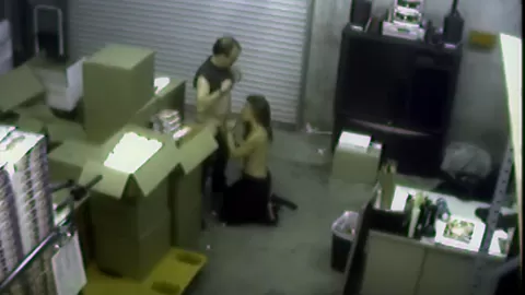 Office slut gets down and dirty sucking dick