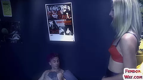 Femdom BDSM MILF hairypussy licked by whipped sub