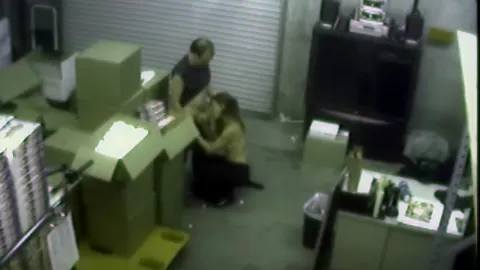 Hot Blonde Fucking Hardcore in warehouse