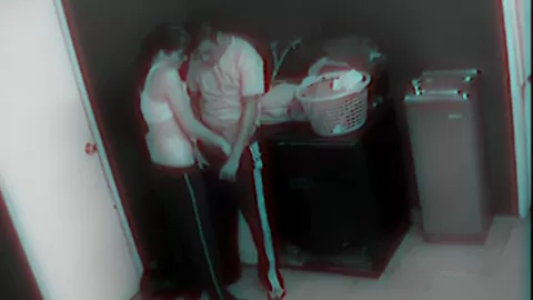 Dirty laundry room sex between teens 18+