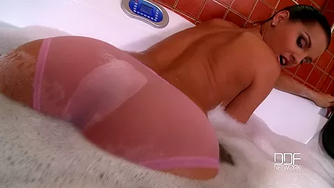 Bath Tub Dildo Encounter - PornWorld