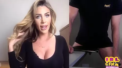 Amateur CFNM MILF teases wanker over webcam with dirty talk