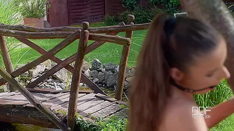 All Holes Crammed - Brunette Hottie Banged With Strap-On - PornWorld