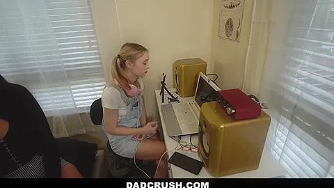 DadCrush - Pervert Stepdad Fucking His Step daughter and Her best friend