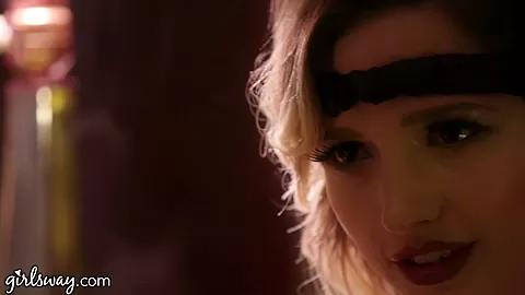 GIRLSWAY - Vintage Ladies Gets Wild In Front Of Everyone On The Bar Of The Speakeasy