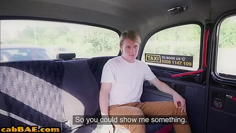 Taxi driving euro rides in reverse cowgirl before spoon sex