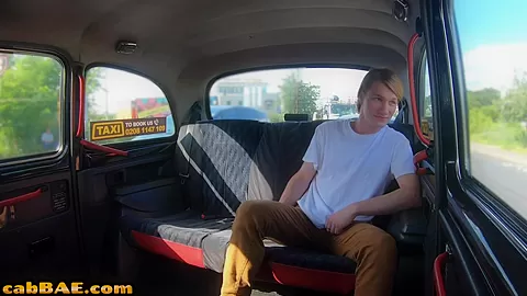 Taxi driving euro rides in reverse cowgirl before spoon sex