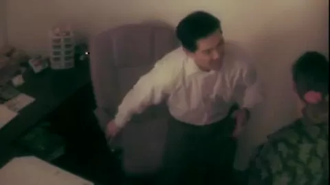 Office whore sucks on asian dudes dick