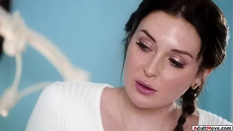 Busty brunette confesses feelings to bff and they lick pussy